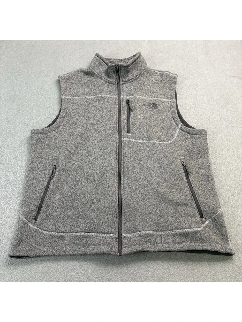 The North Face Gordon Lyons Fleece Sweater Vest Size XXL (Fits Smaller) Gray